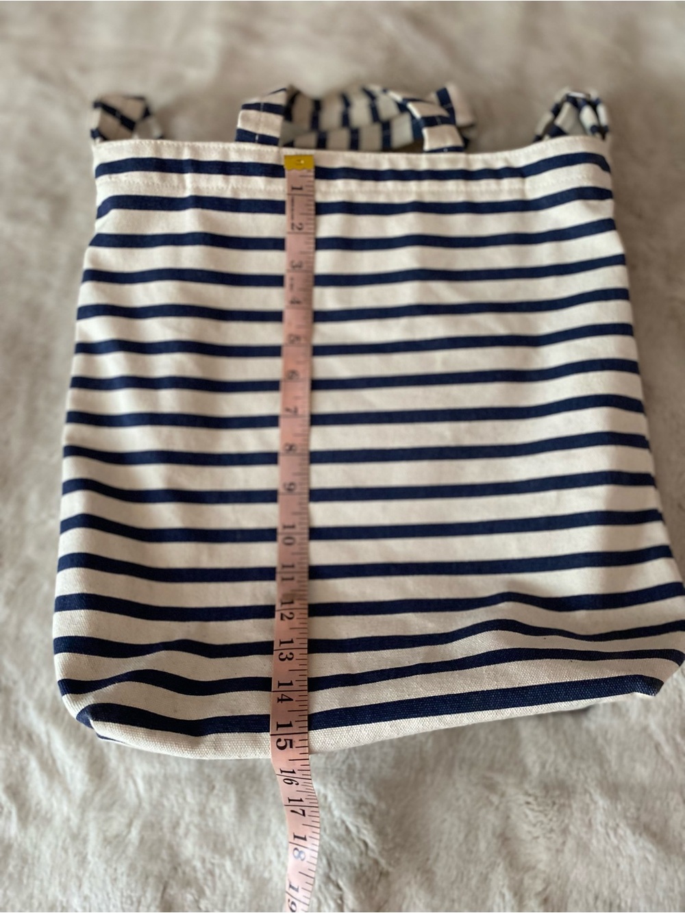 Baggu stripped Duck canvas tote/crossbody bag - Picture 12 of 14